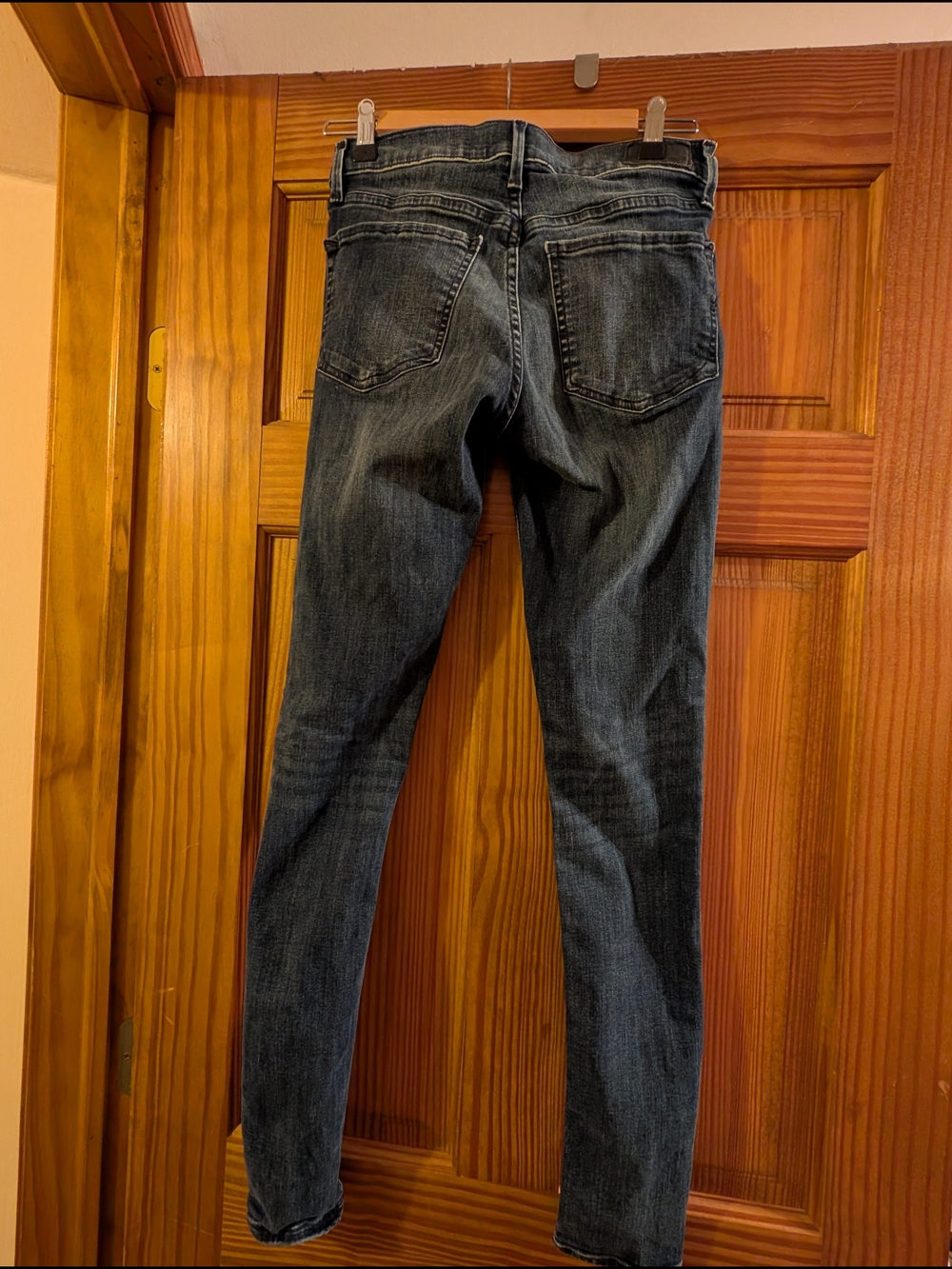 Express Dark Indigo Jeans with Black Stitching